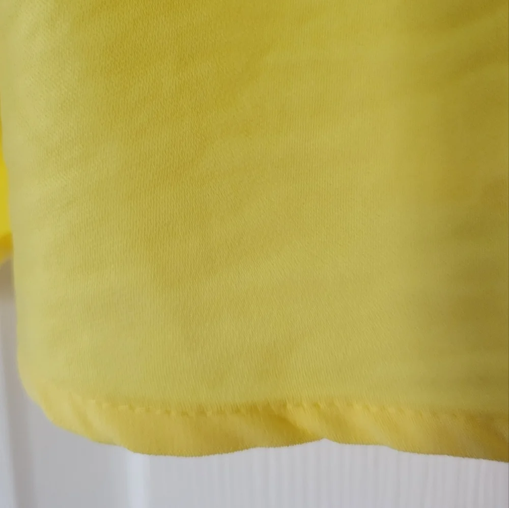 NWT Sunshine Yellow Halter Top - Size Large - Picture 8 of 10